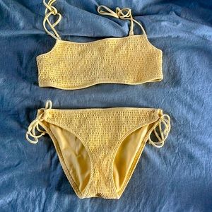 Top and Bottom two piece bathing suit